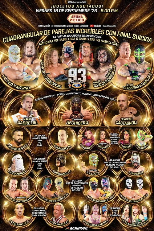 CMLL: 93 Aniversario